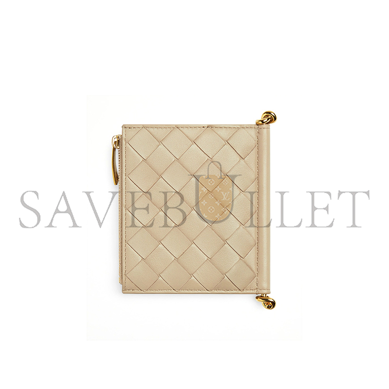 BOTTEGA VENETA SSOLSTICE SMALL BI-FOLD WALLET 788055 (11.5*10*1cm)